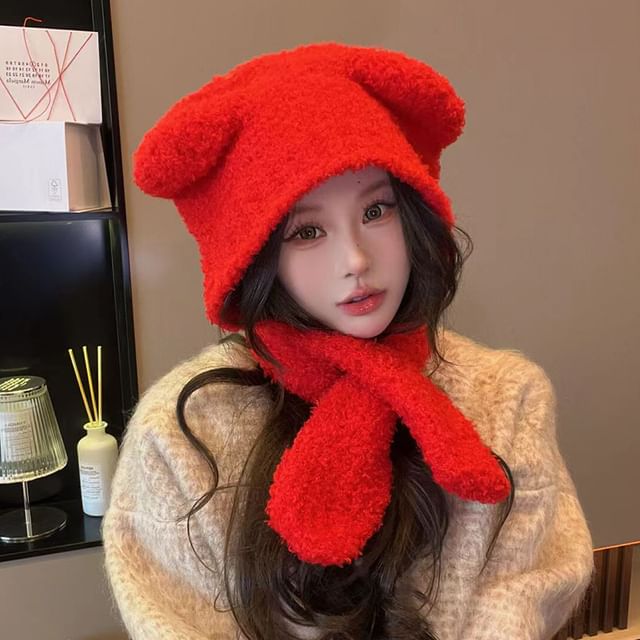 Bear Ear Knit Balaclava