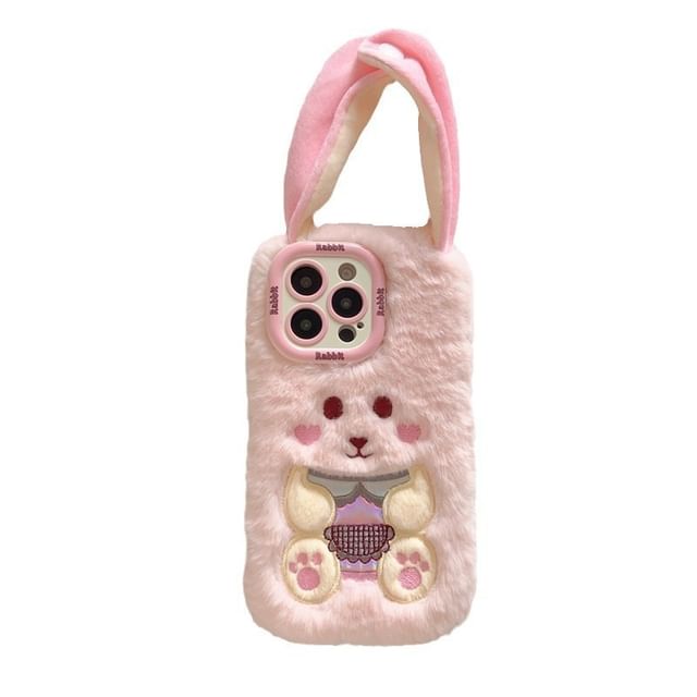 Rabbit Chenille Phone Case
