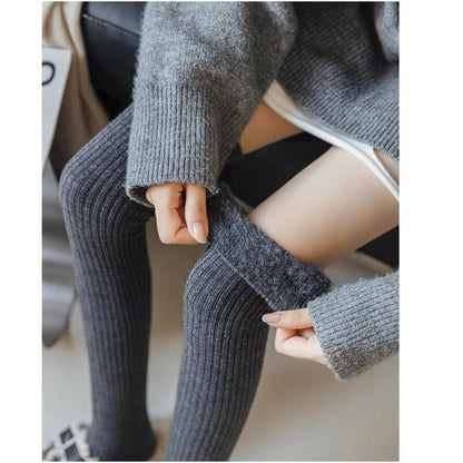 Plain Tall Socks Set