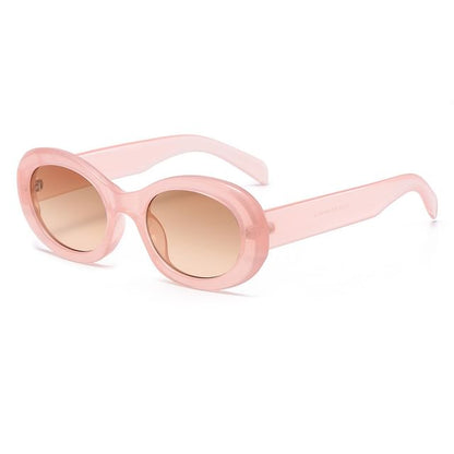 Oval Resin Sunglasses