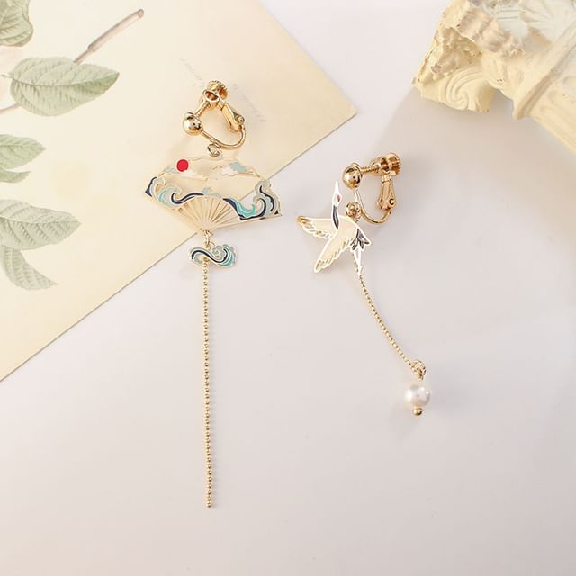 Crane Alloy Dangle Earring (Various Designs)