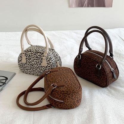 Leopard Print Shoulder Bag