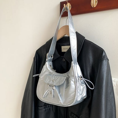 Multi-Pocket Drawstring Shoulder Bag