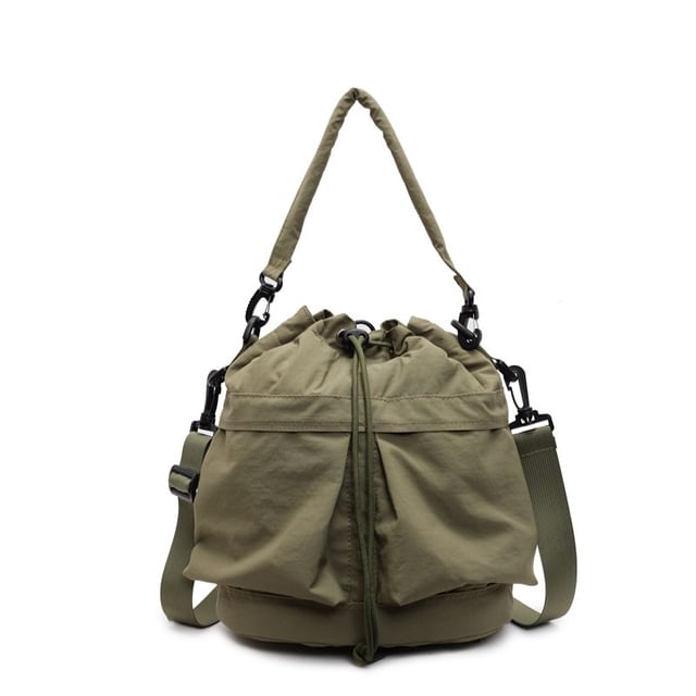 Multi-Pocket Drawstring Backpack