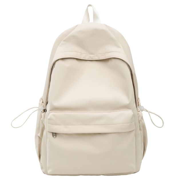 Plain Nylon Laptop Backpack