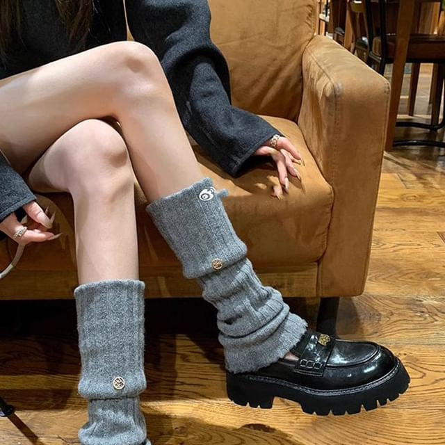 Platform Plain Faux Leather Penny Loafers