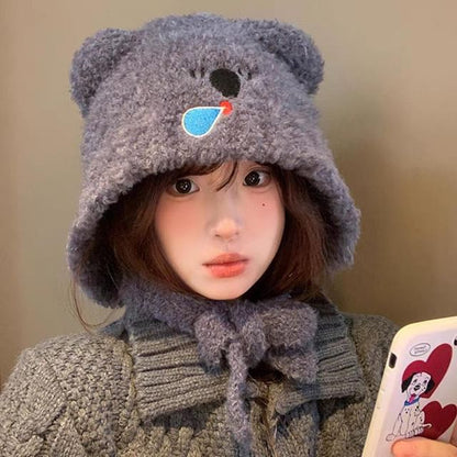Koala Knit Bonnet Hat