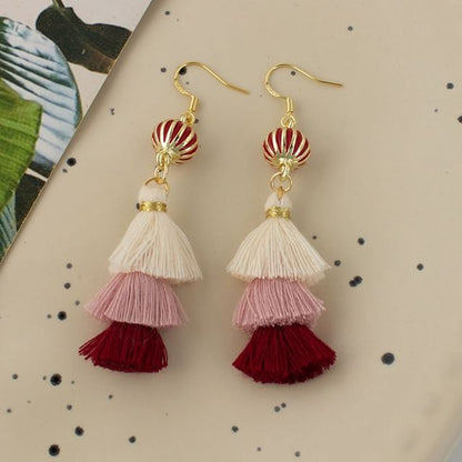 Tassel Drop Earring / Clip-On Earring