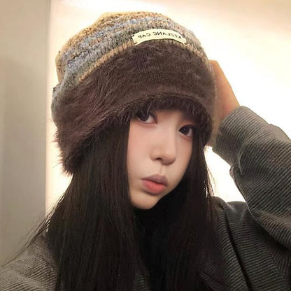 Melange Panel Beanie