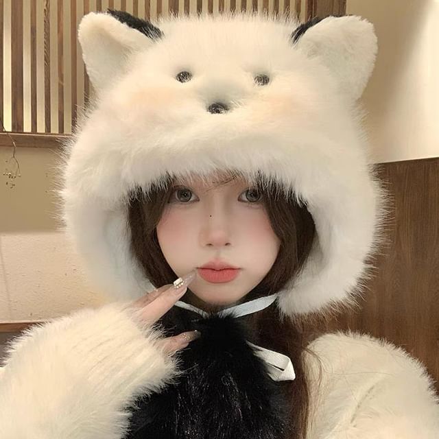 Cartoon Animal Fluffy Hat