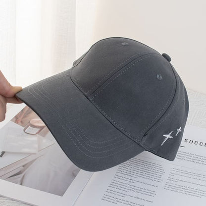 Star Applique Baseball Cap