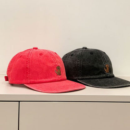 Dog Embroidered Cap