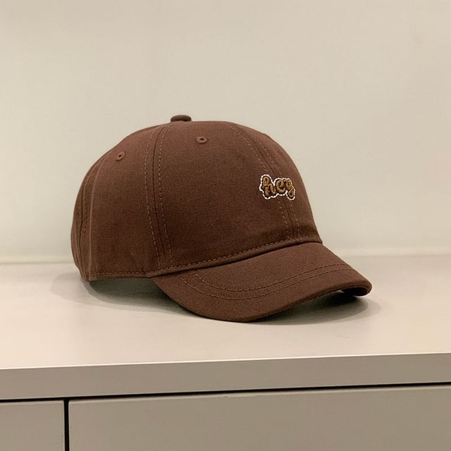 Letter Embroidered Cap
