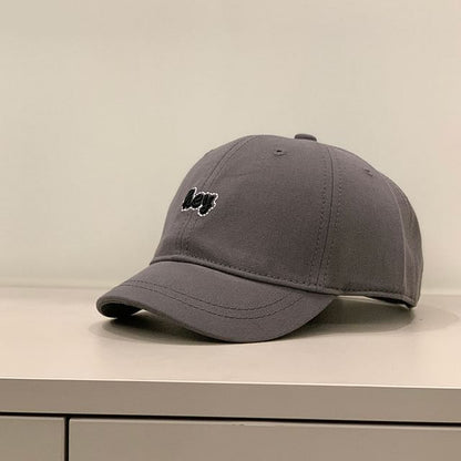 Letter Embroidered Cap