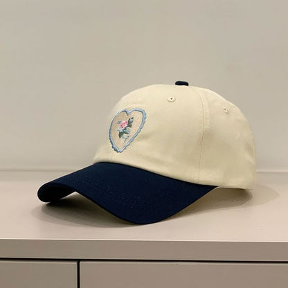 Floral Embroidered Cap