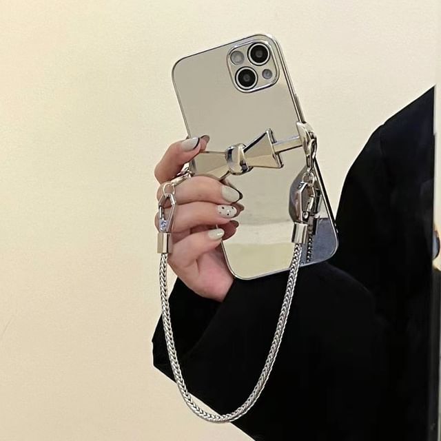 Mirrored Phone Case / Clip On Strap / Lanyard / Set