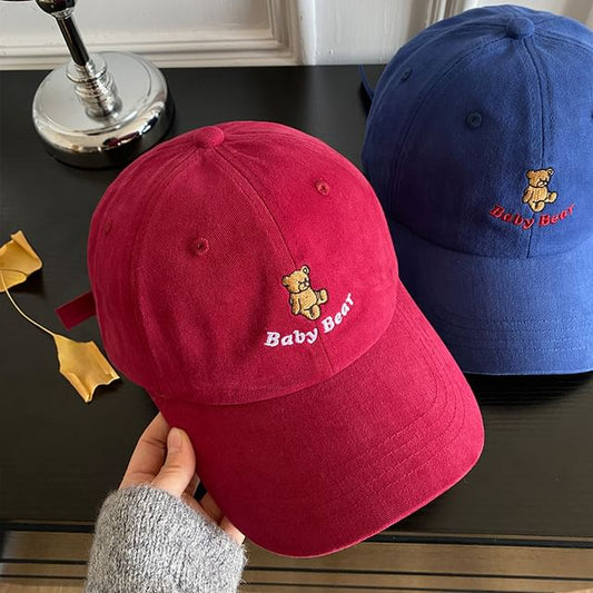 Bear Cap Baseball Embroidered