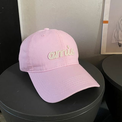 Baseball Lettering Applique Cap