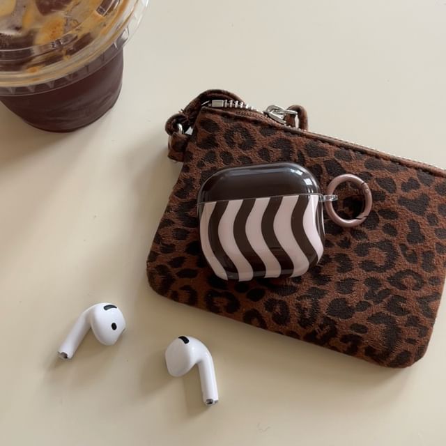 Wavy AirPods / Pro Earphone Case Skin / Charm / Set