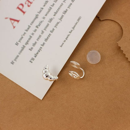 Pastry Asymmetrical Stud Earring / Clip On Earring