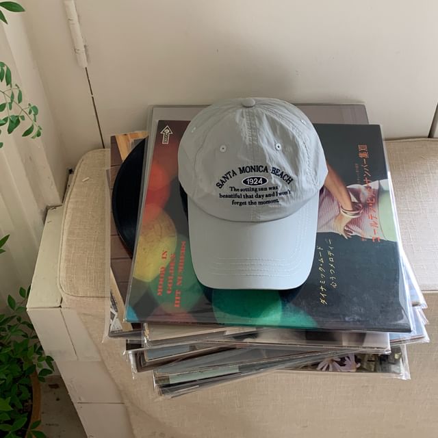 Letter Embroidered Baseball Cap