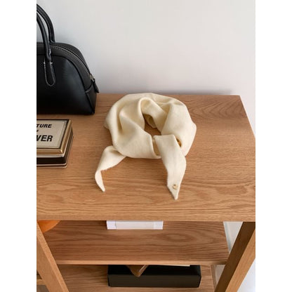 Heart Buttoned Scarf