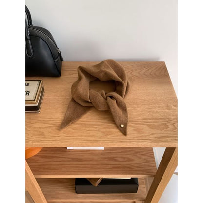 Heart Buttoned Scarf