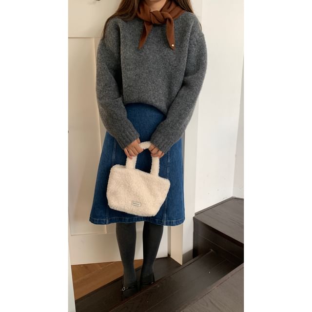 Heart Buttoned Scarf