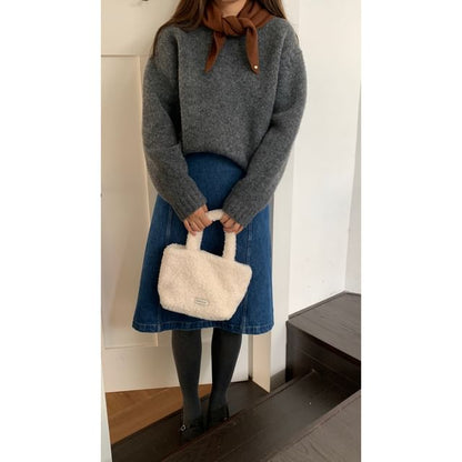 Heart Buttoned Scarf