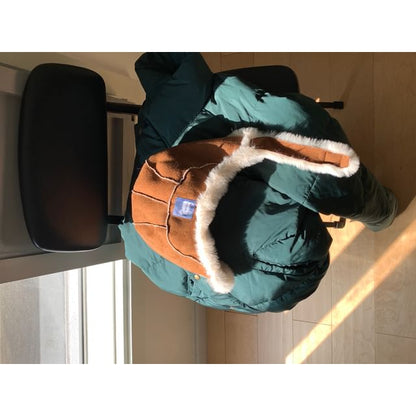 Plain Applique Fluffy Trim Trapper Hat