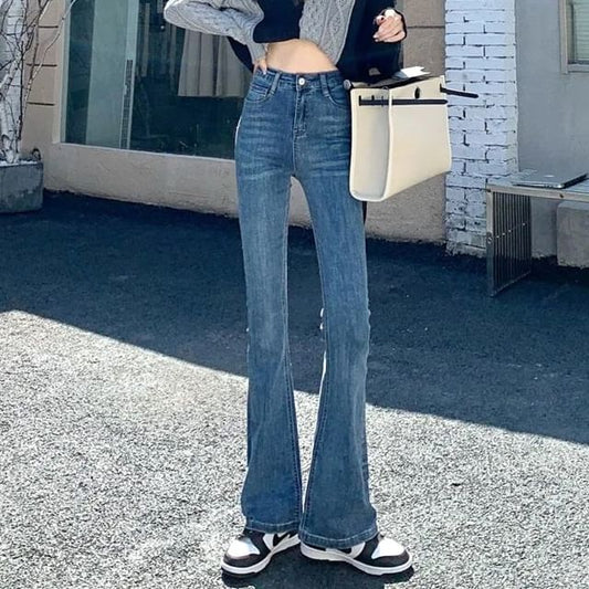 High Waist Flared Jeans
