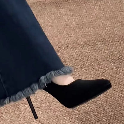 Pointy Platform Stiletto Heel Sandals