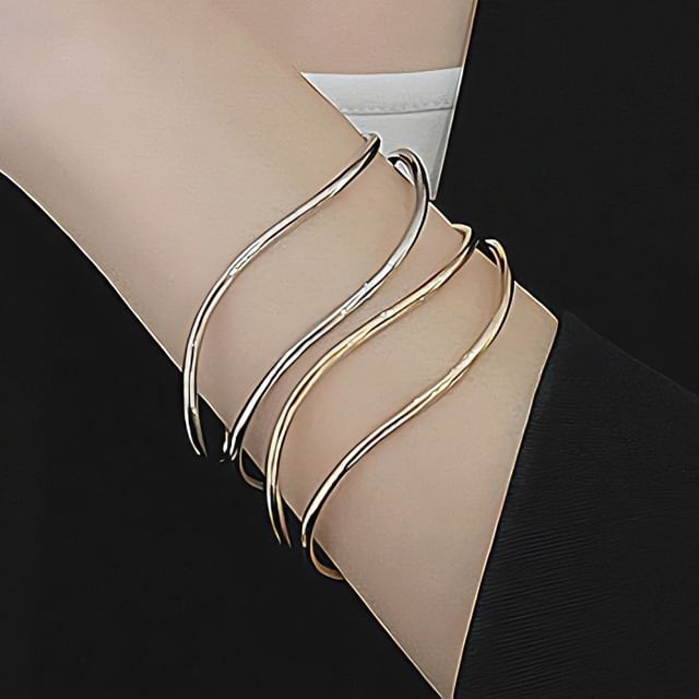 Shiny Open Bangle