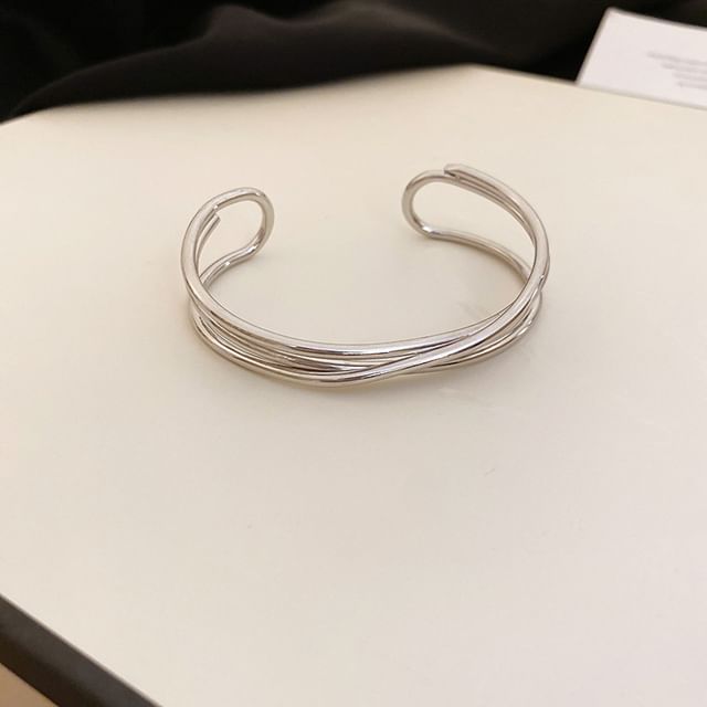 Shiny Open Bangle