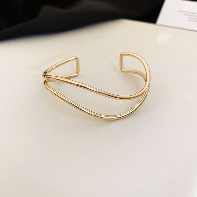 Shiny Open Bangle