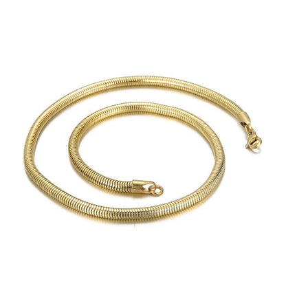 Snakebone Stainless Steel Necklace