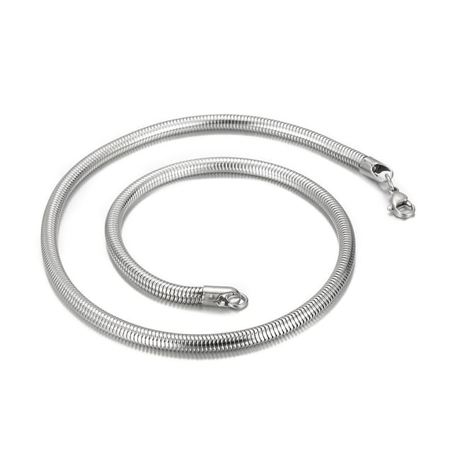 Snakebone Stainless Steel Necklace