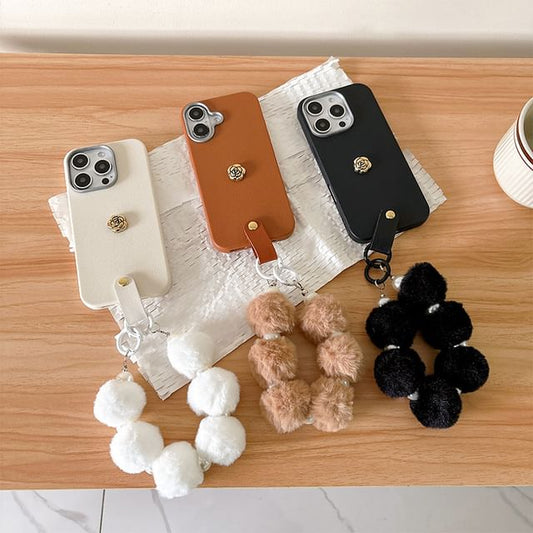 Floral Phone Case with Strap