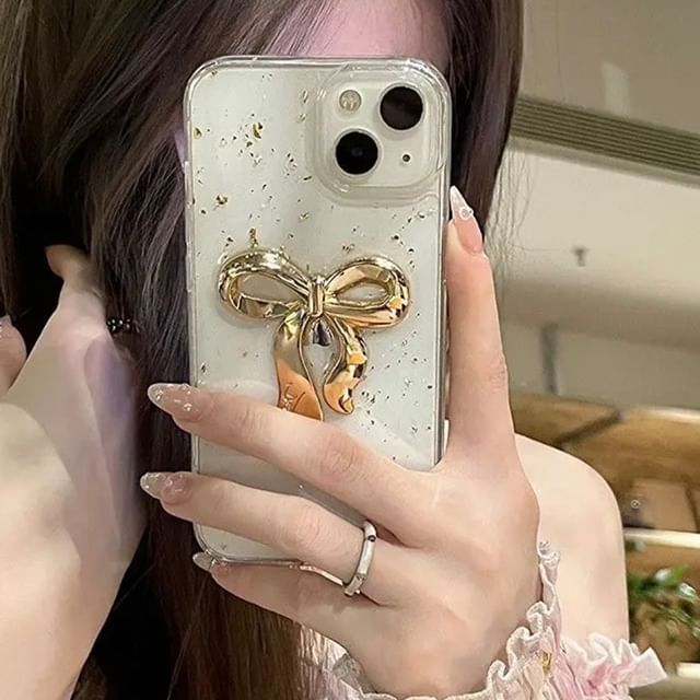 Bow Gold Leaf Phone Case