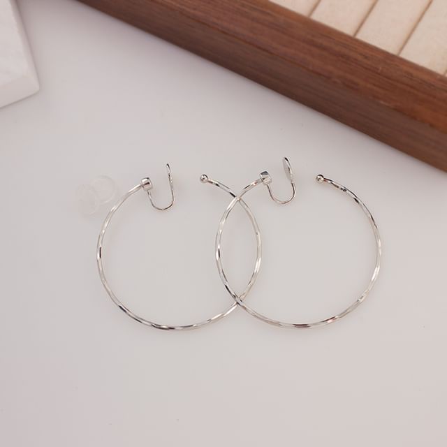 Open Hoop Earring / Clip On Earring