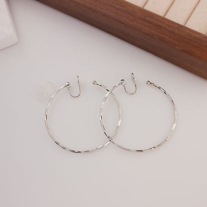 Open Hoop Earring / Clip On Earring