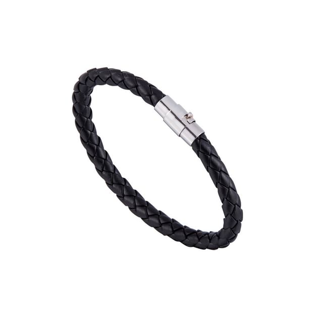 Metal Clasp Woven Bracelet