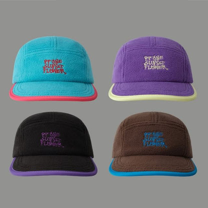 Embroidered Fleece Cap Lettering