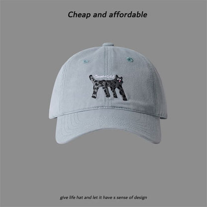 Cat Cap Baseball Embroidered