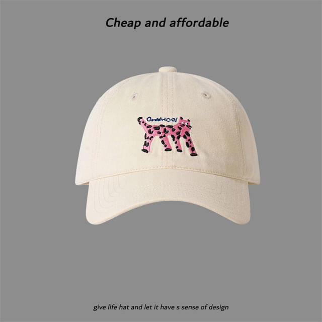 Cat Cap Baseball Embroidered