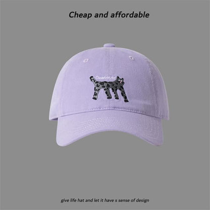 Cat Cap Baseball Embroidered
