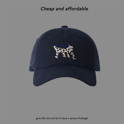 Cat Cap Baseball Embroidered