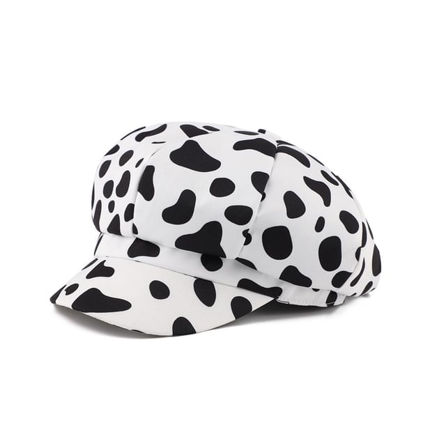 Cap Print Animal Newsboy