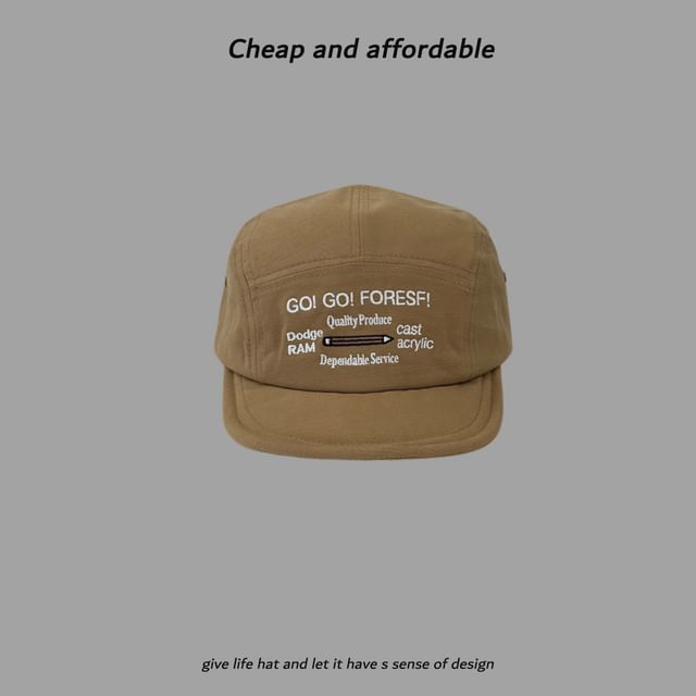 Cap Lettering Embroidery Baseball