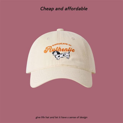 Cap Baseball Dog Embroidered